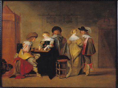 Backgammon Players by Christoffel Jacobsz van der Lamen